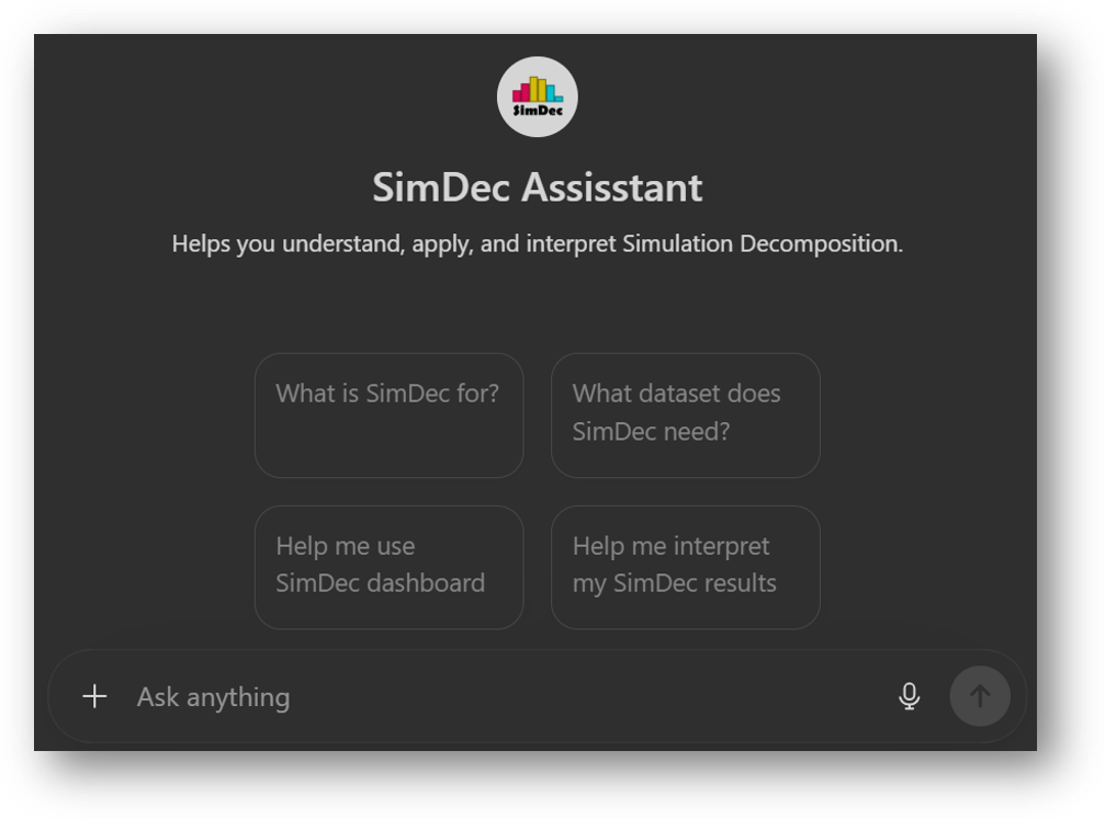 SimDec Assistant